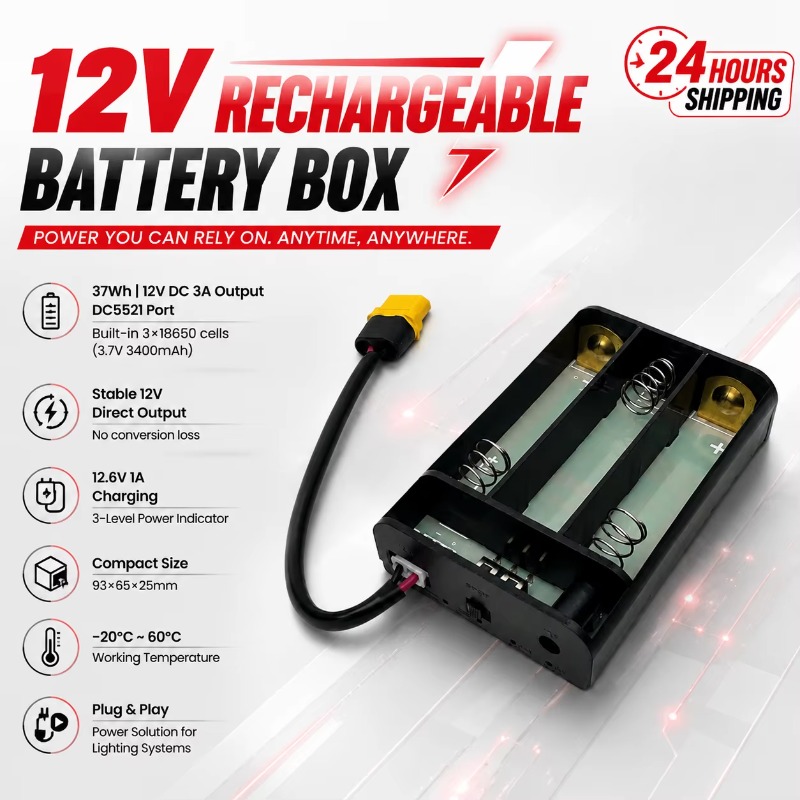 Headlamp Waterproof Rechargeable - 12V Baja Light LED Headlamp Rechargeable