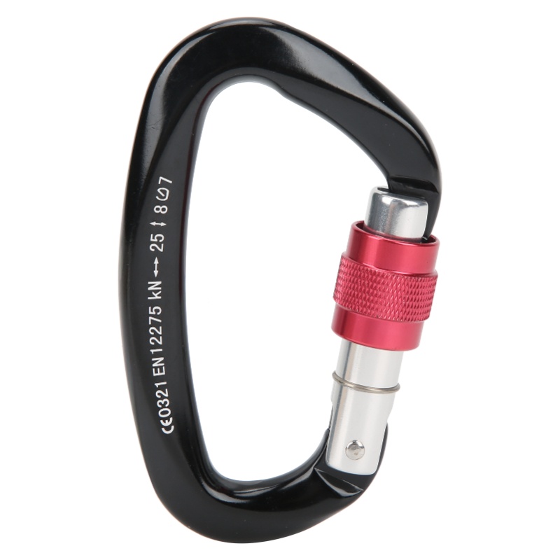 Carabiner Locking D - Mountaineering D Locking Carabiner Clips Alloy