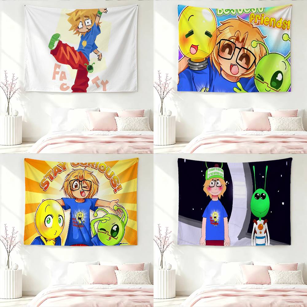 Outdoor Adventure Background - F-Fact A-Attack Adventures Flags Wall Hanging