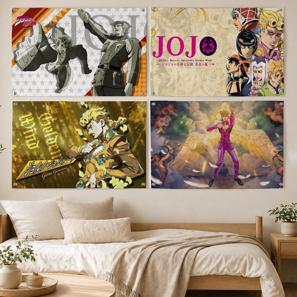 Outdoor Adventure Background - JoJo's Bizarre Adventure Flags Room Bedroom