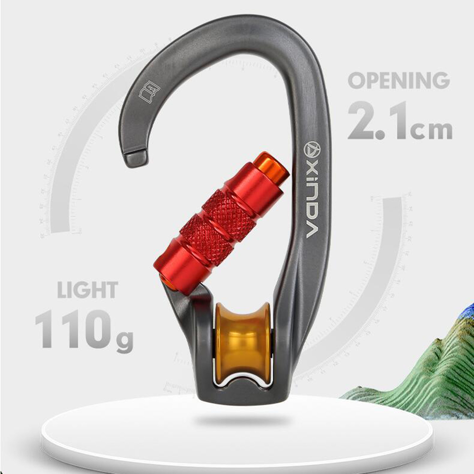 Locking Carabiner Mountaineeri - Carabiner Locking D review and price