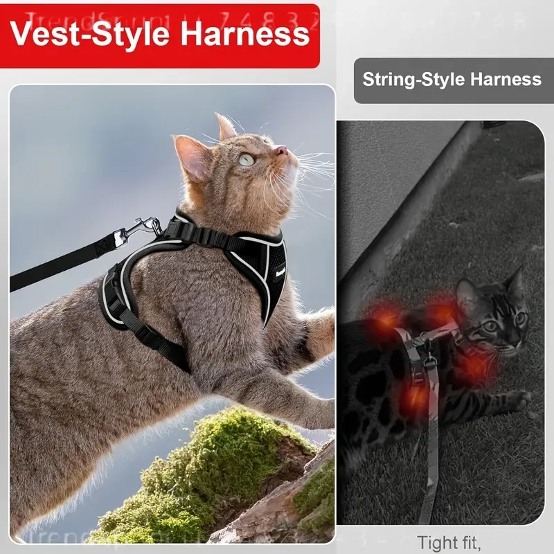 Cat Harness And Leash Set Anti - Outdoor Adventure Vest review and price