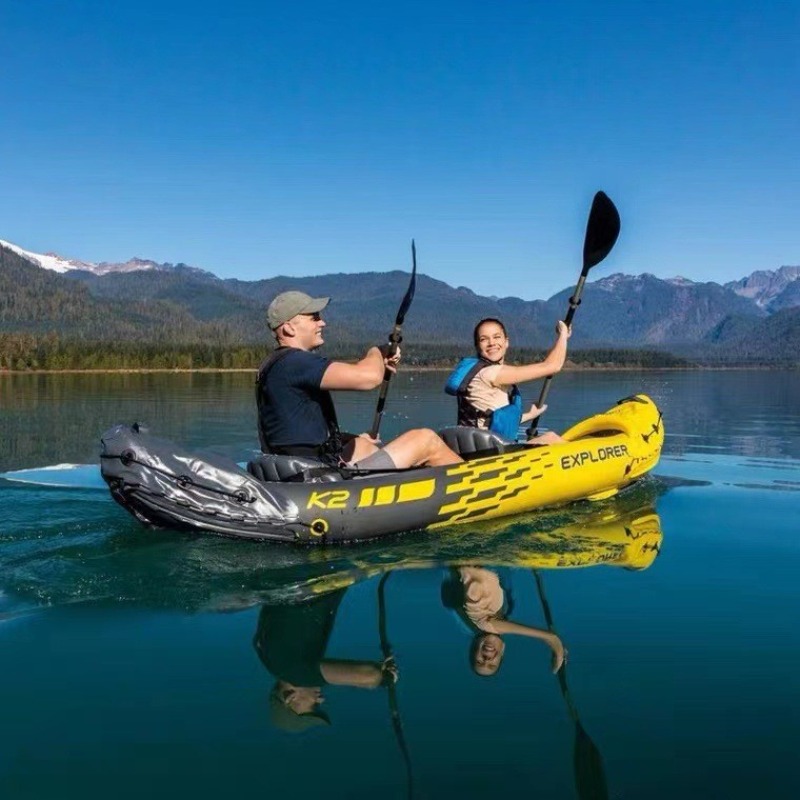 Inflatable Boat Two Person Raf - Outdoor Adventure Kayak review and price