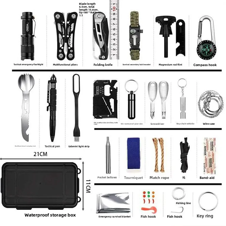60-in-1 Outdoor Survival Emerg - Outdoor Adventure Lab review and price