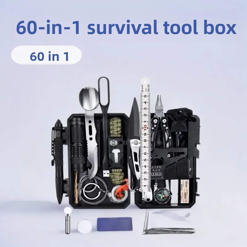 60-in-1 Outdoor Survival Emerg - Outdoor Adventure Lab review and price