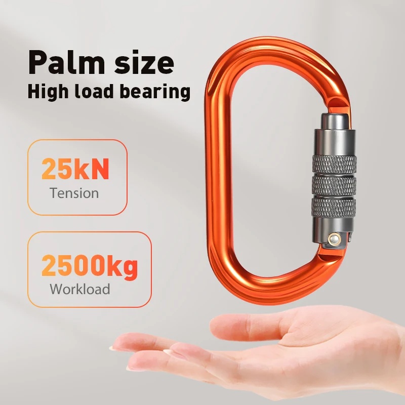 Screw Lock Carabiner D‑Shape A - Carabiner Locking D review and price