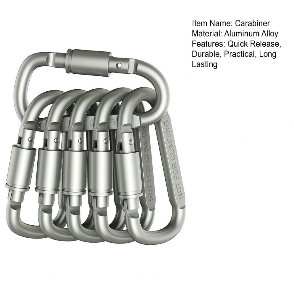 Mini Carabiner Clips 6pcs Lock - Carabiner Locking D review and price