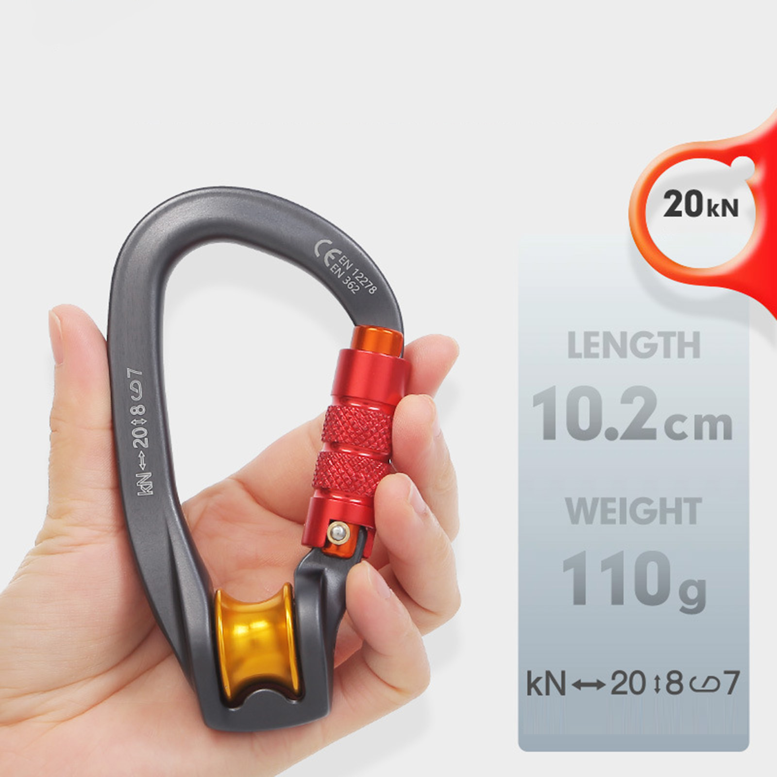 Locking Carabiner Mountaineeri - Carabiner Locking D review and price