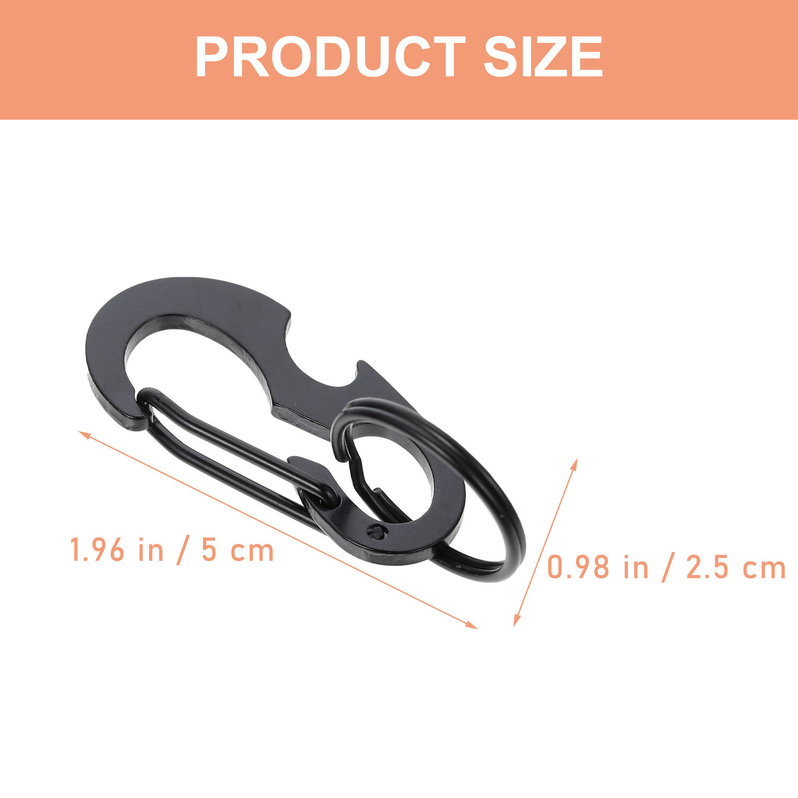 6Pcs D-Shape Locking Carabiner - Carabiner Locking D review and price