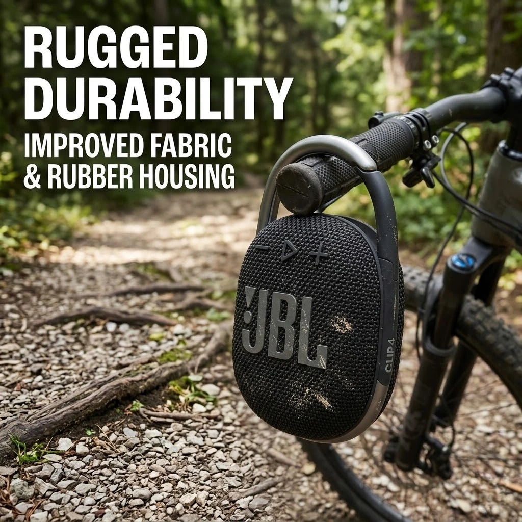 JBL CLIP4 Rugged Portable Blue - Outdoor Adventure Hours review and price