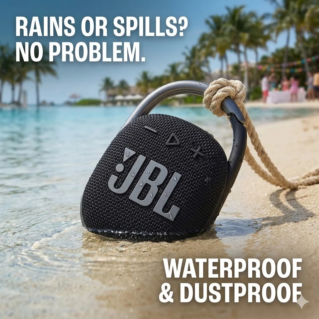 JBL CLIP4 Rugged Portable Blue - Outdoor Adventure Hours review and price
