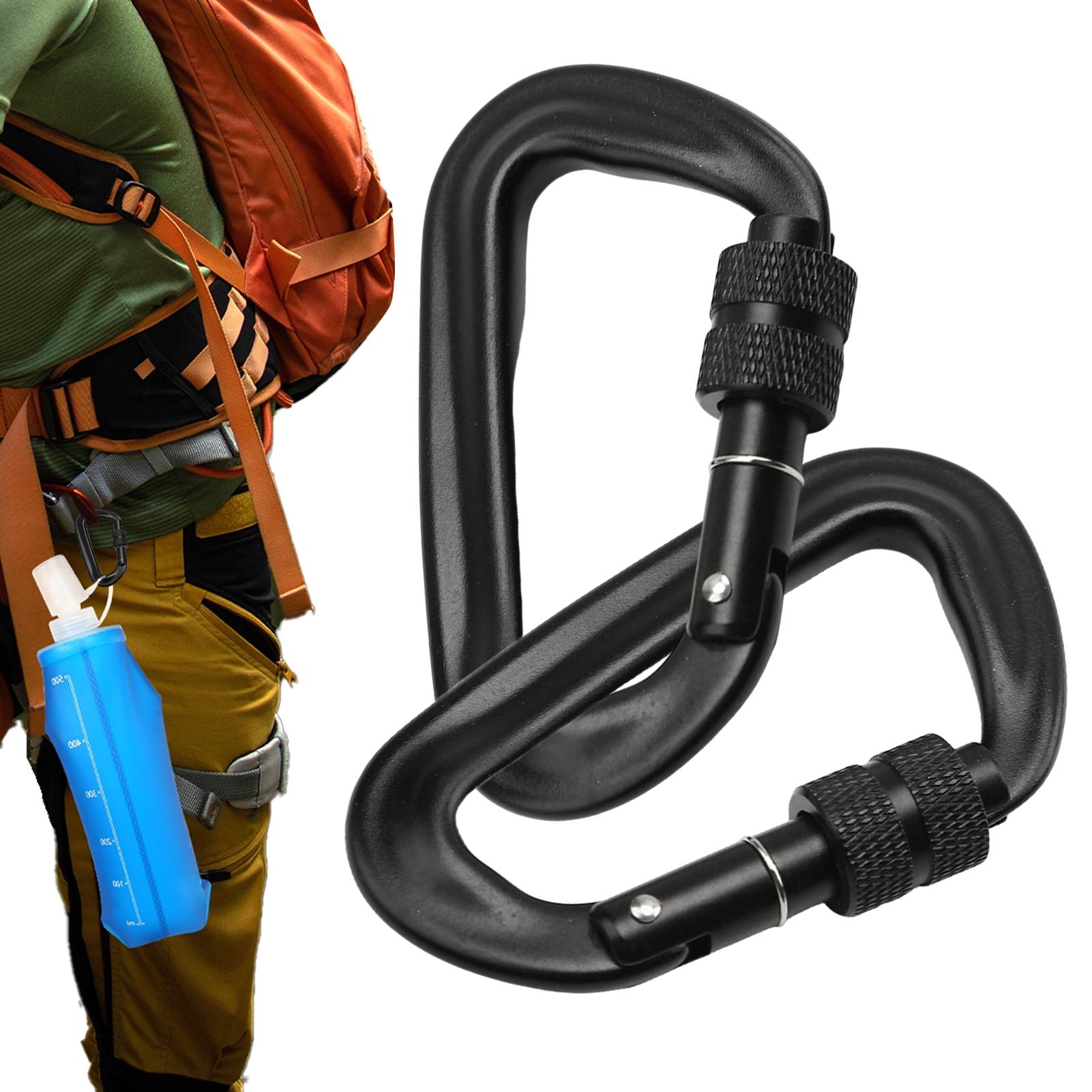 12kN Heavy Duty Locking D Ring - Carabiner Locking D review and price