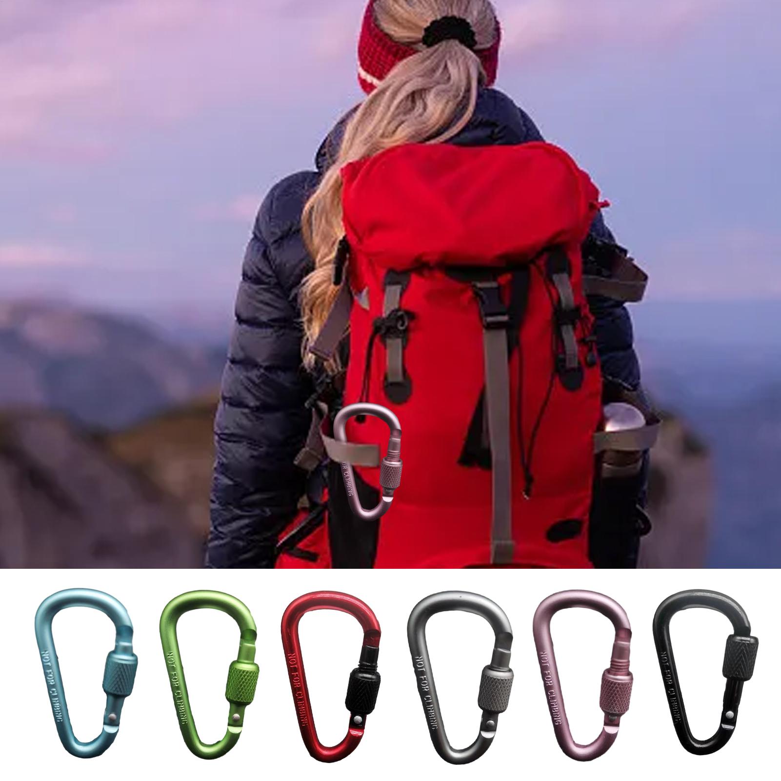 Outdoor Aluminum D Shape Locki - Carabiner Locking D review and price