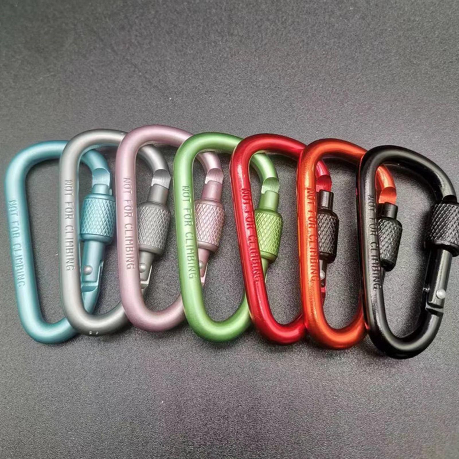 Outdoor Aluminum D Shape Locki - Carabiner Locking D review and price
