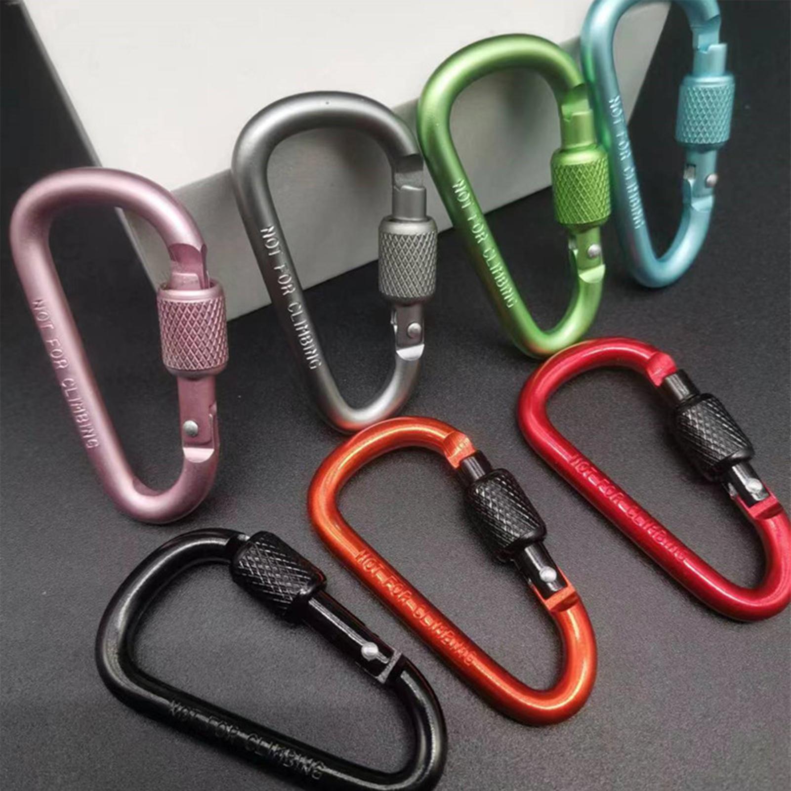 Outdoor Aluminum D Shape Locki - Carabiner Locking D review and price
