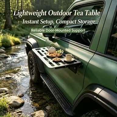 Portable Car Door Hanging Fold - Outdoor Adventure Table With Storage review and price