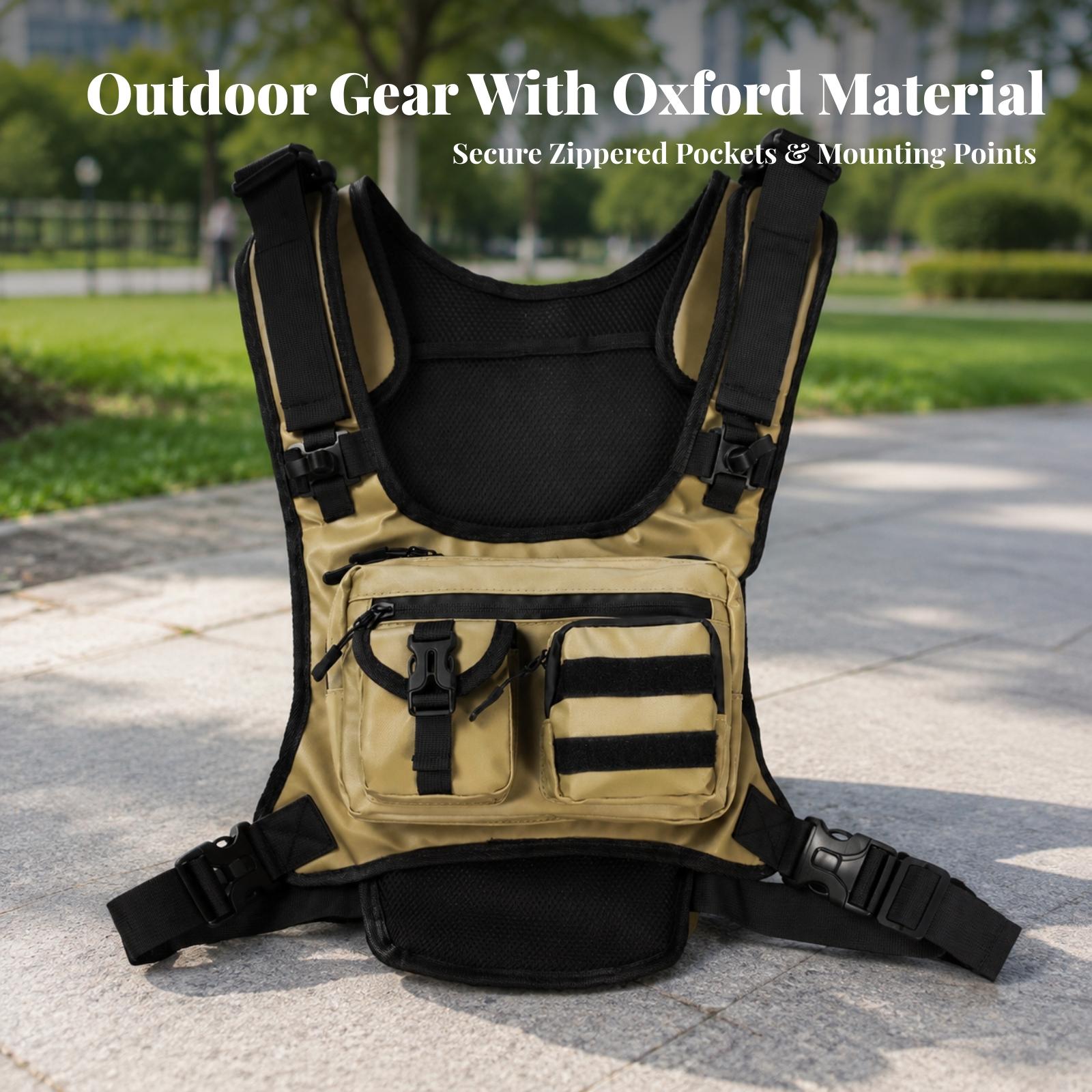 Storage Vest Chest Rig for Out - Outdoor Adventure Vest review and price