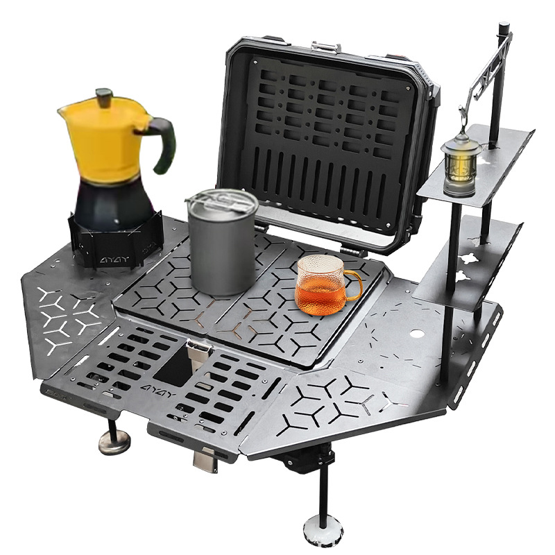 Multi-functional Aluminum Allo - Outdoor Adventure Table With Storage review and price