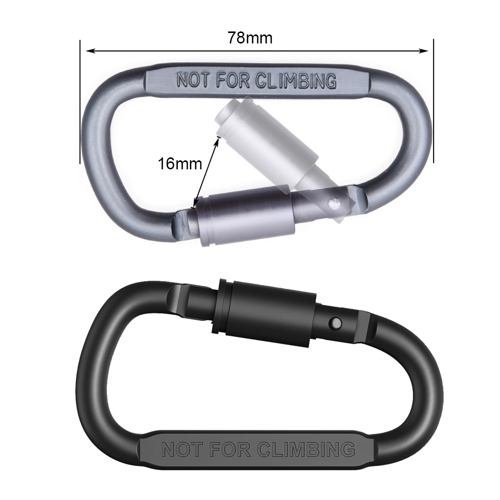 D-ring Locking Carabiner Clip  - Carabiner Locking D review and price