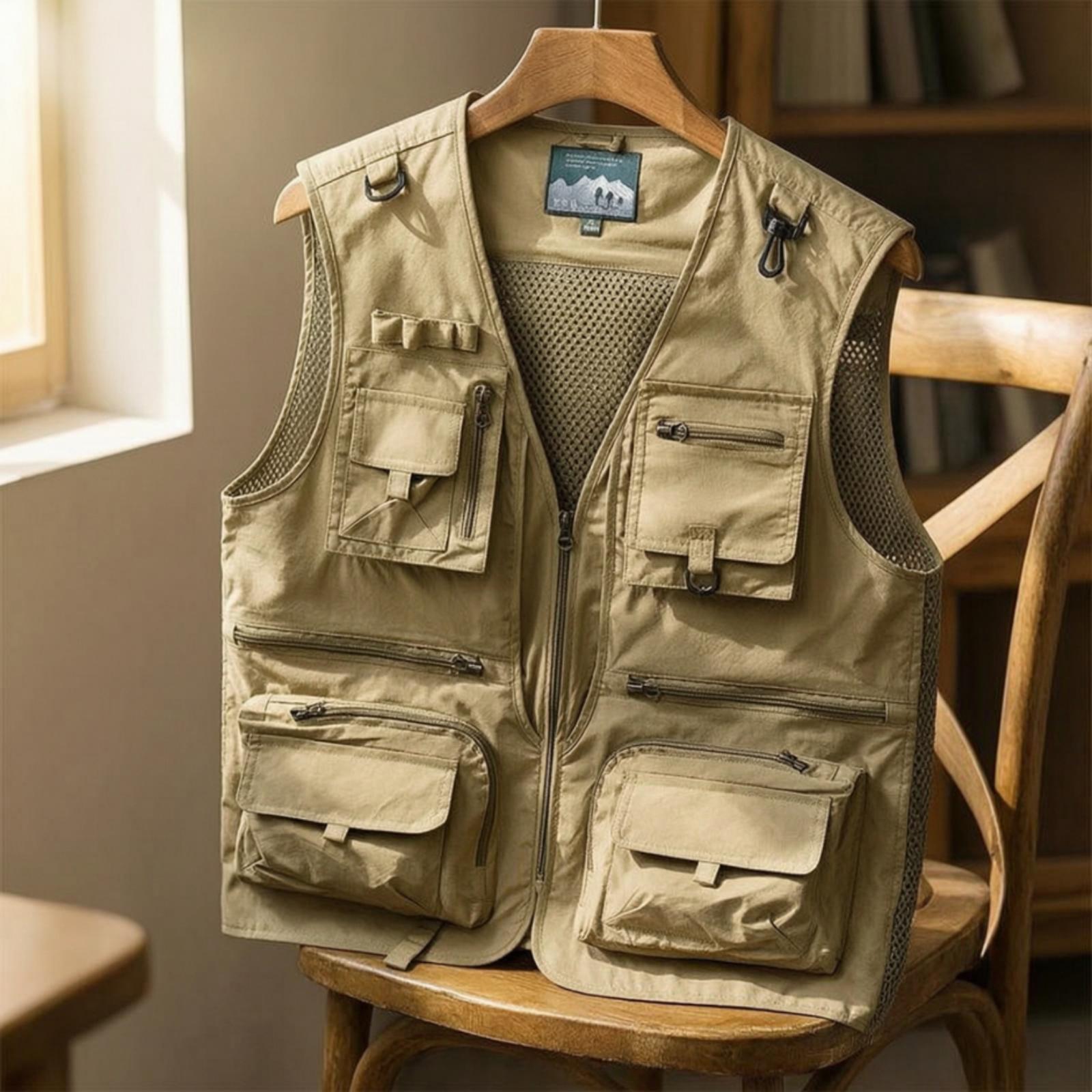 Mens Sleeveless Utility Vest N - Outdoor Adventure Vest review and price