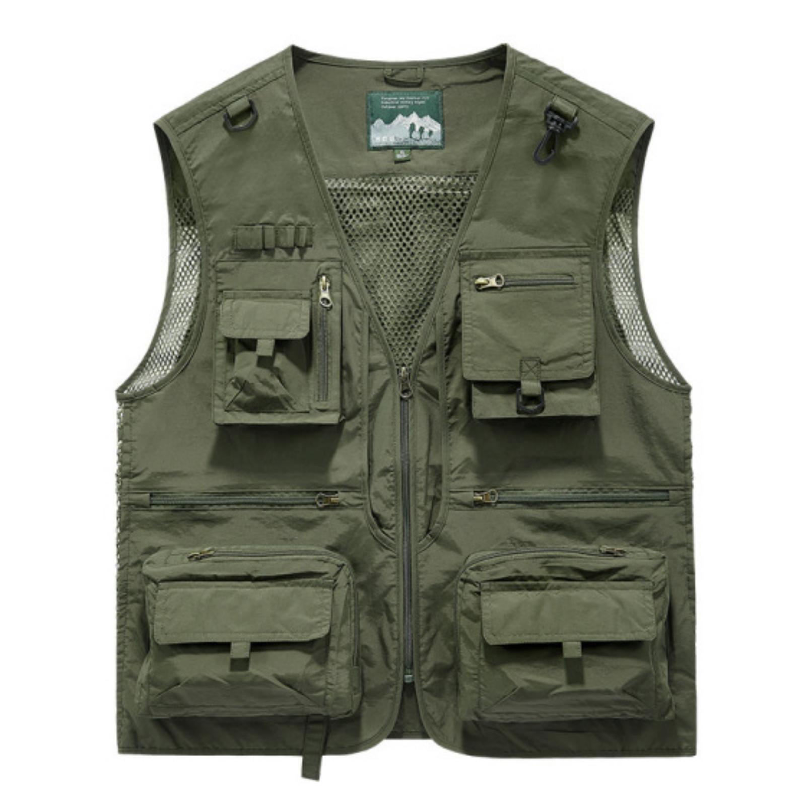 Mens Sleeveless Utility Vest N - Outdoor Adventure Vest review and price