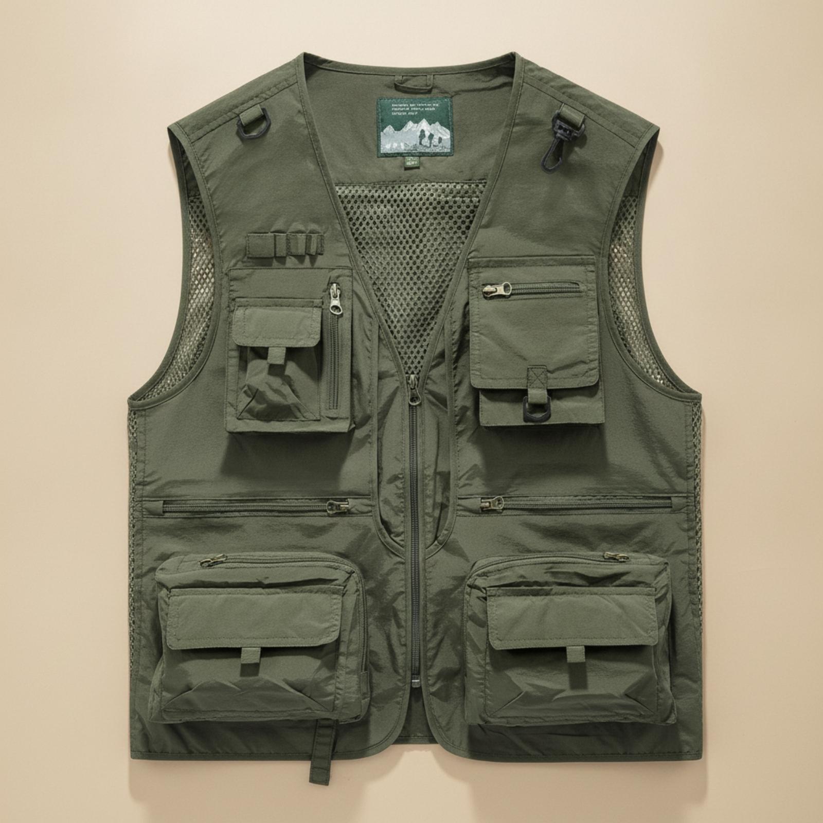 Mens Sleeveless Utility Vest N - Outdoor Adventure Vest review and price