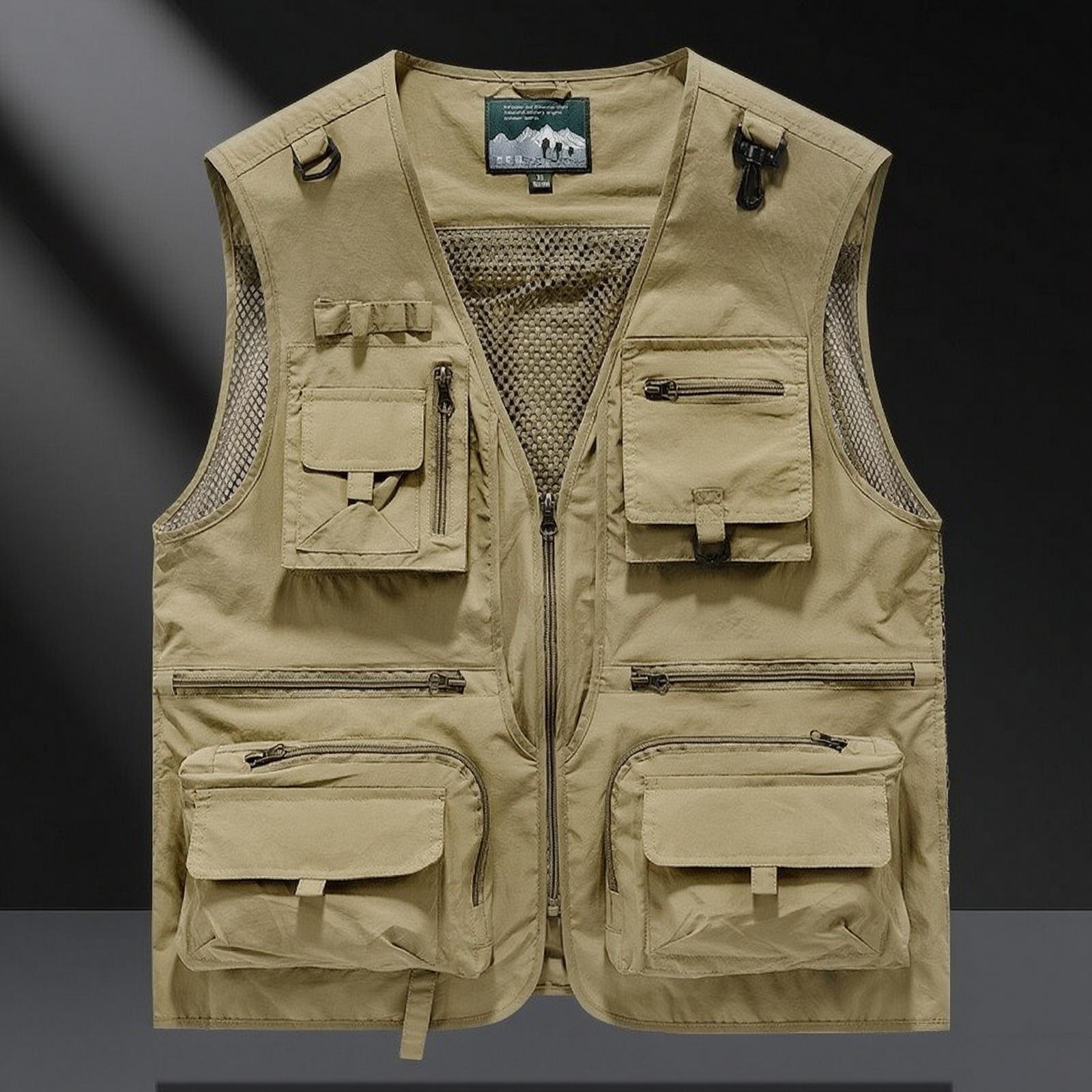 Mens Sleeveless Utility Vest N - Outdoor Adventure Vest review and price