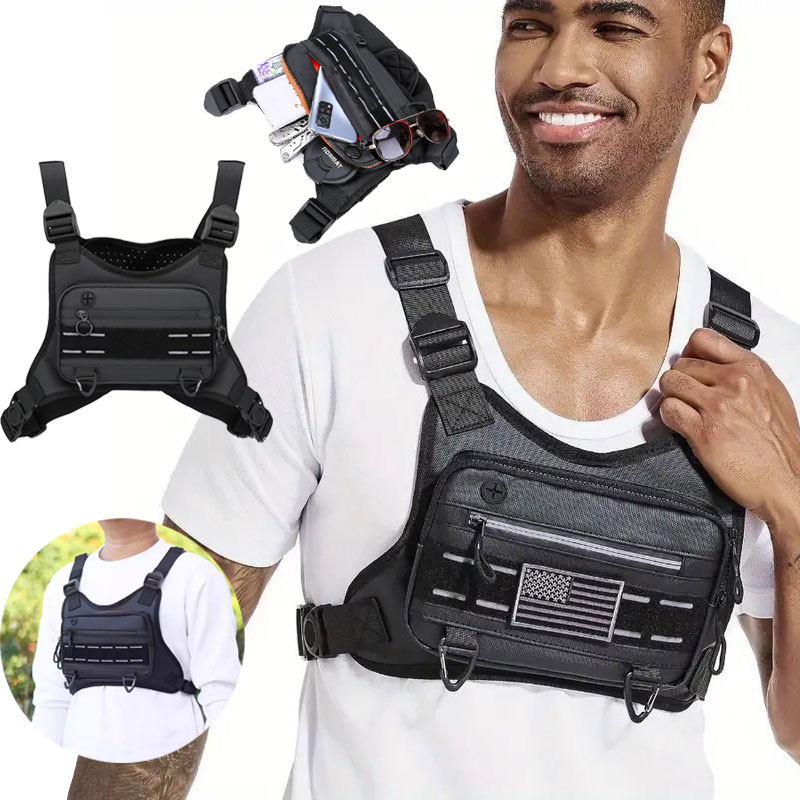Outdoor Chest Bag For Men Fron - Outdoor Adventure Vest review and price