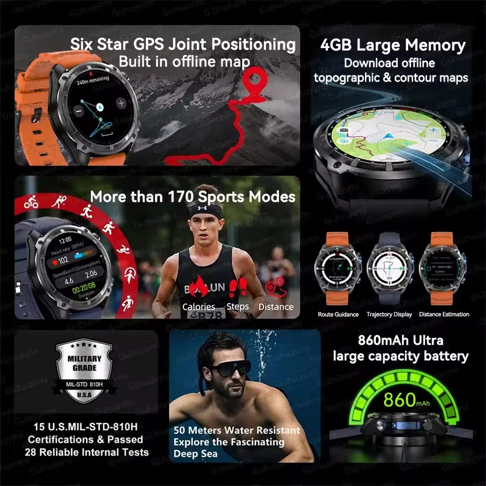 New Adventure GPS Men Smart Wa - Outdoor Adventure World review and price