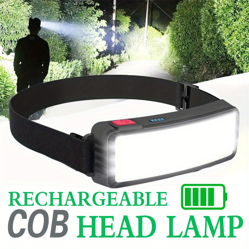 Powerful COB LED Headlamp Type - Headlamp Waterproof Rechargeable review and price