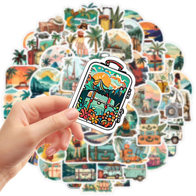 50PCS World Travel Stickers Pa - Outdoor Adventure World review and price