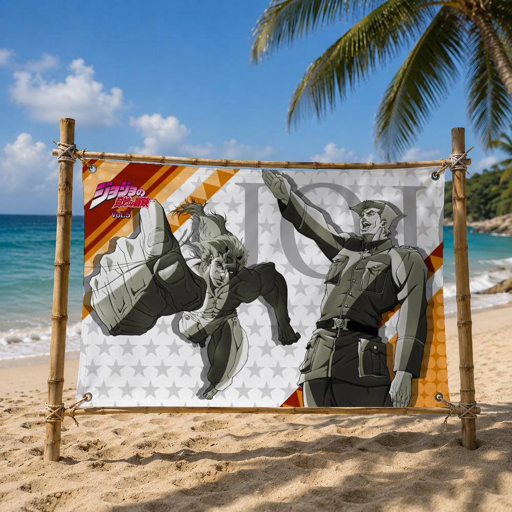 JoJo's Bizarre Adventure Flags - Outdoor Adventure Background review and price