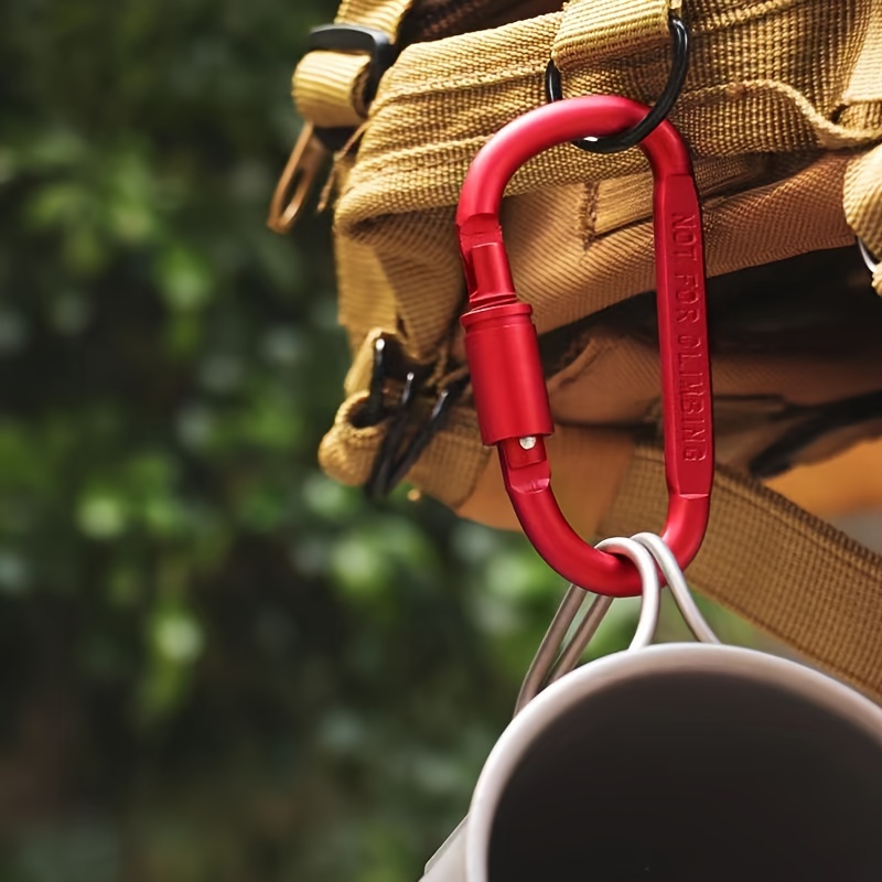 1/4pcs Aluminum Alloy Carabine - Carabiner Locking D review and price