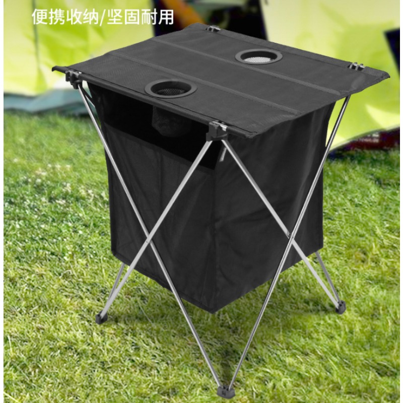 Aluminum Folding Table with St - Outdoor Adventure Table With Storage review and price