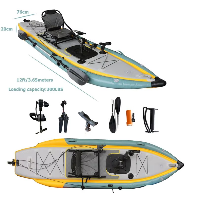 14ft Two-Person Inflatable Ped - Outdoor Adventure Kayak review and price