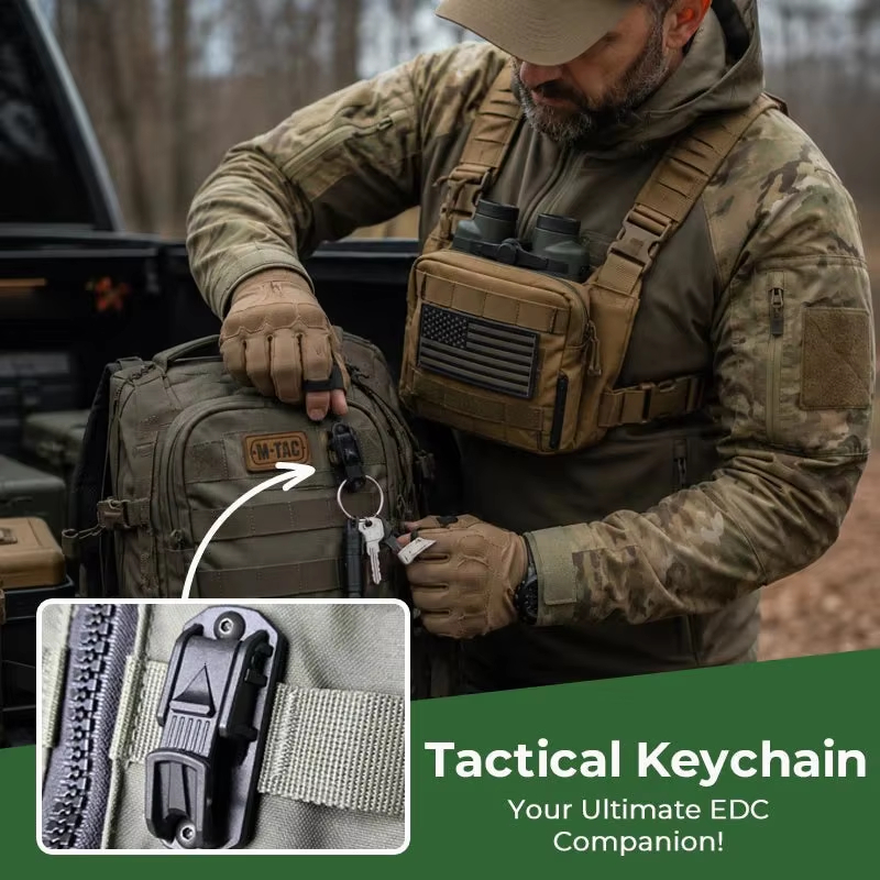 Plastic Tactical Key Ring Clip - Outdoor Adventure Vest review and price