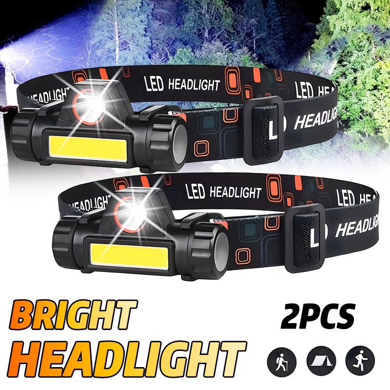 Rechargeable COB LED USB Headl - Headlamp Waterproof Rechargeable review and price