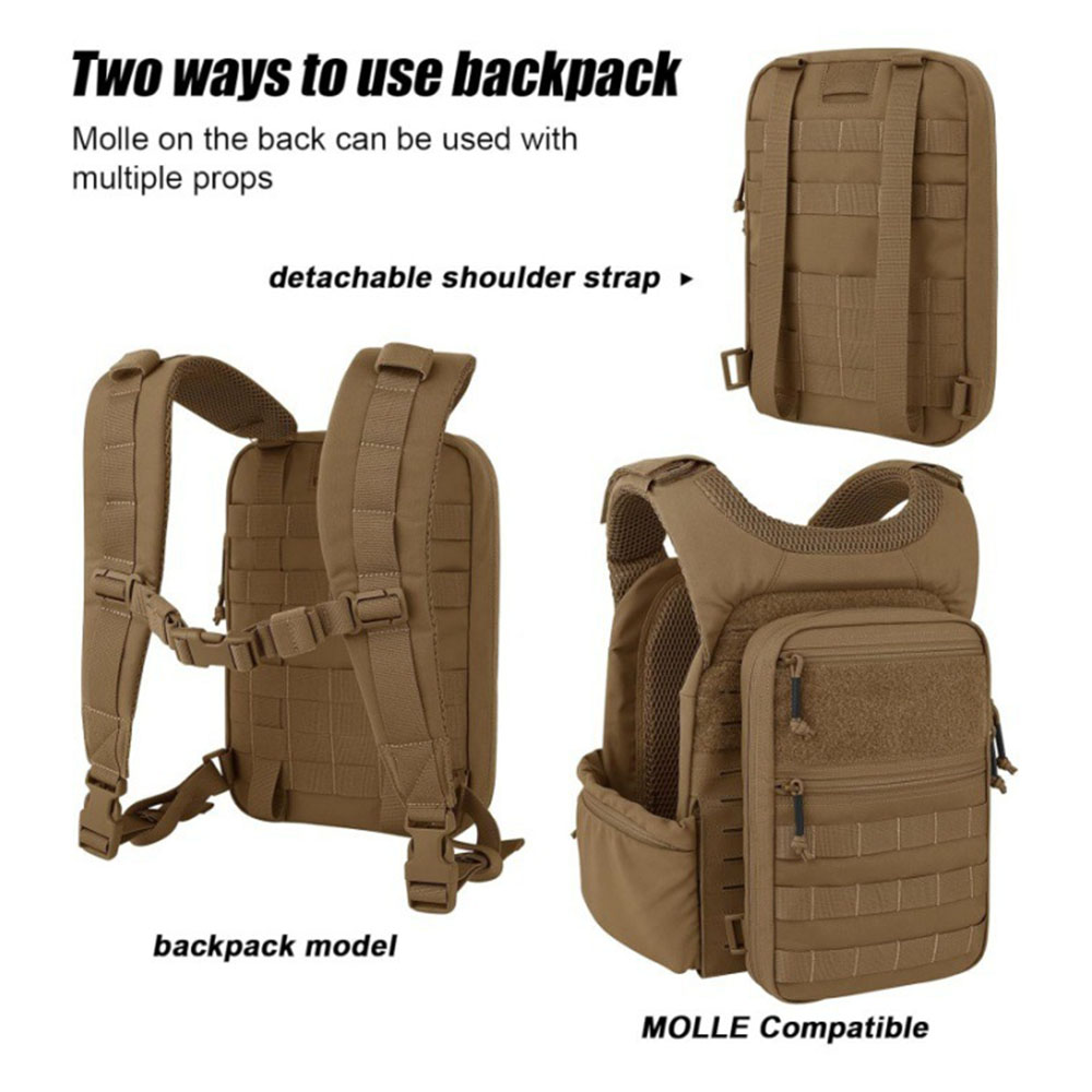 Tactical MOLLE Backpack Waterp - Outdoor Adventure Vest review and price
