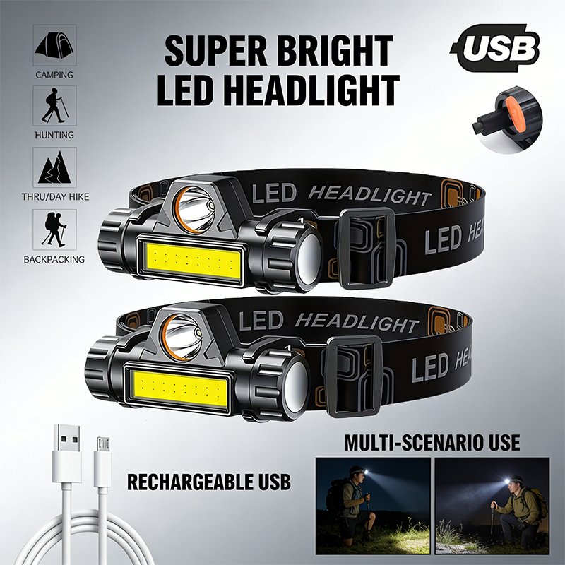 Super Bright LED Headlamp Rech - Headlamp Waterproof Rechargeable review and price